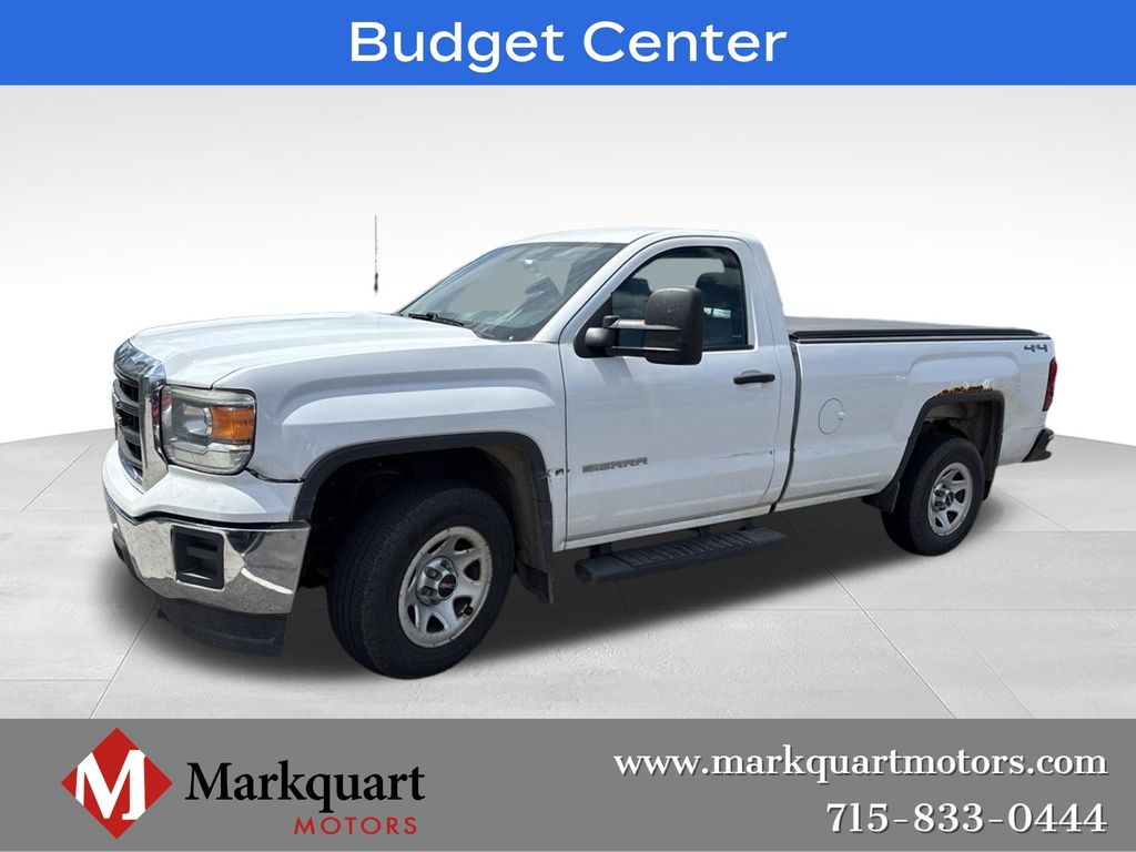 Summit White 2015 GMC Sierra 1500 Pickup Truck Four-Wheel Drive 6-Speed Automatic Overdrive