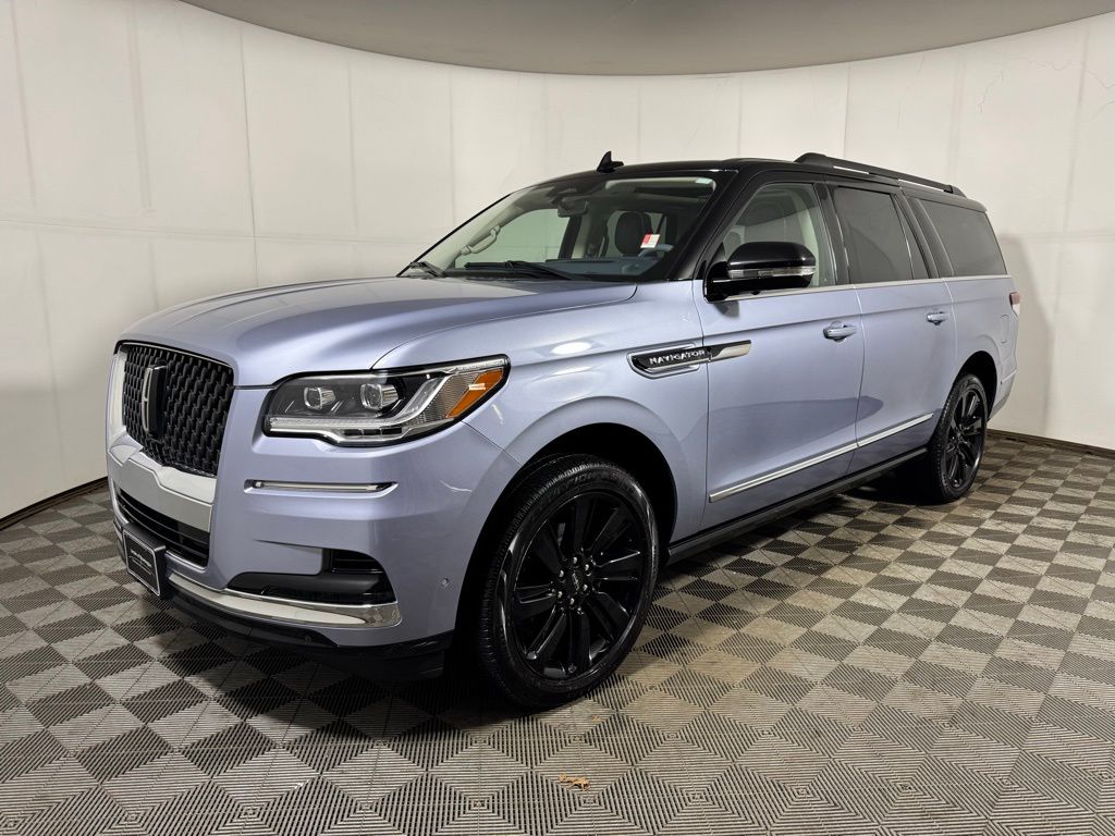 Crystal Blue Metallic 2023 Lincoln Navigator SUV / Crossover Four-Wheel Drive Automatic