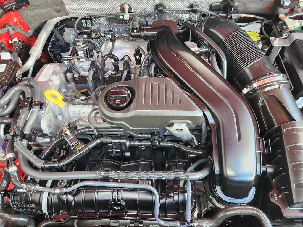 2022 Volkswagen Taos 1.5T SE Red at DeMontrond Mazda