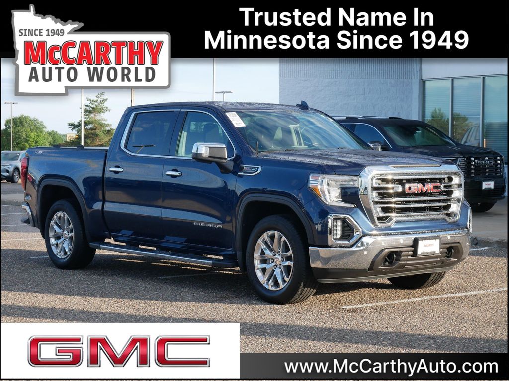 Pacific Blue Metallic 2020 GMC Sierra 1500 Pickup Truck Four-Wheel Drive Automatic