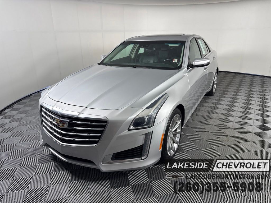 Radiant Silver Metallic 2017 Cadillac CTS Sedan All-Wheel Drive 8-Speed Automatic
