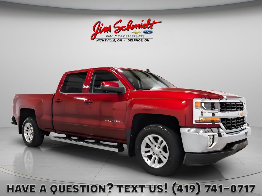 Cajun Red Tintcoat 2018 Chevrolet Silverado 1500 Pickup Truck Four-Wheel Drive 6-Speed Automatic Overdrive