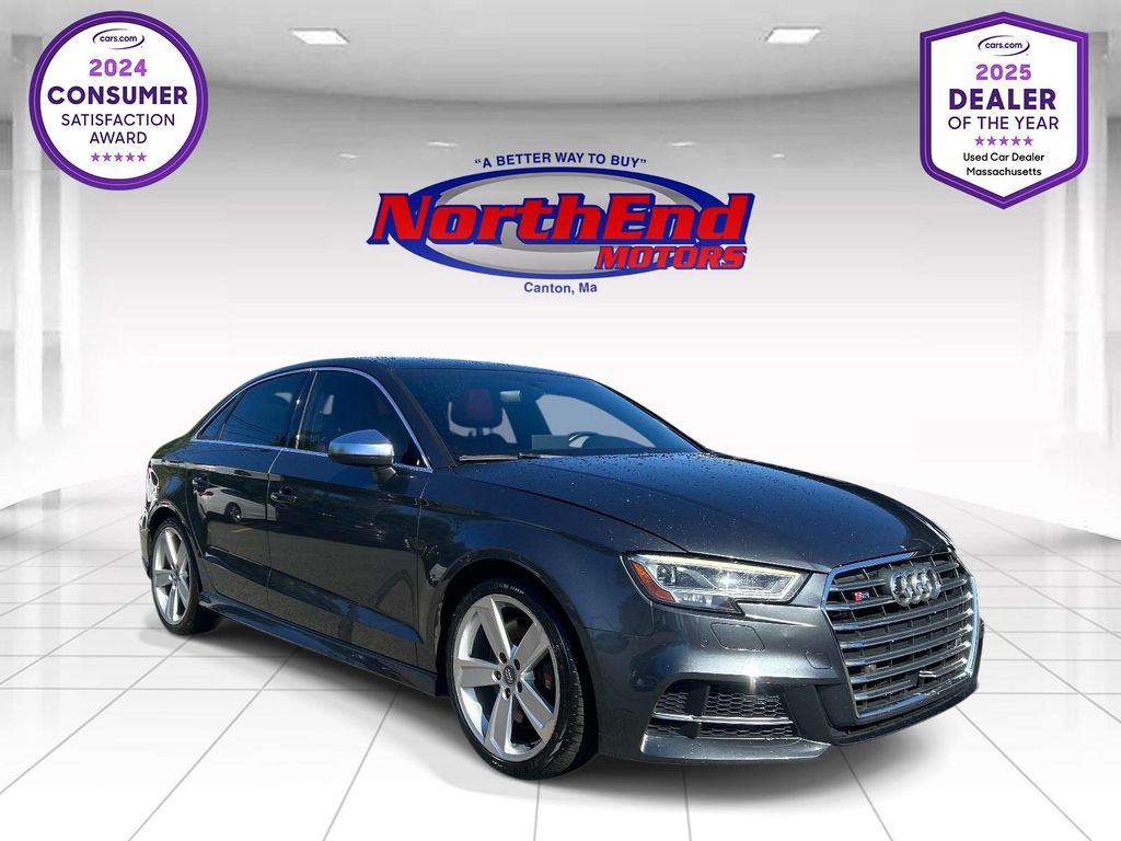 Daytona Gray Pearl 2019 Audi S3 Sedan All-Wheel Drive 7-Speed Automatic