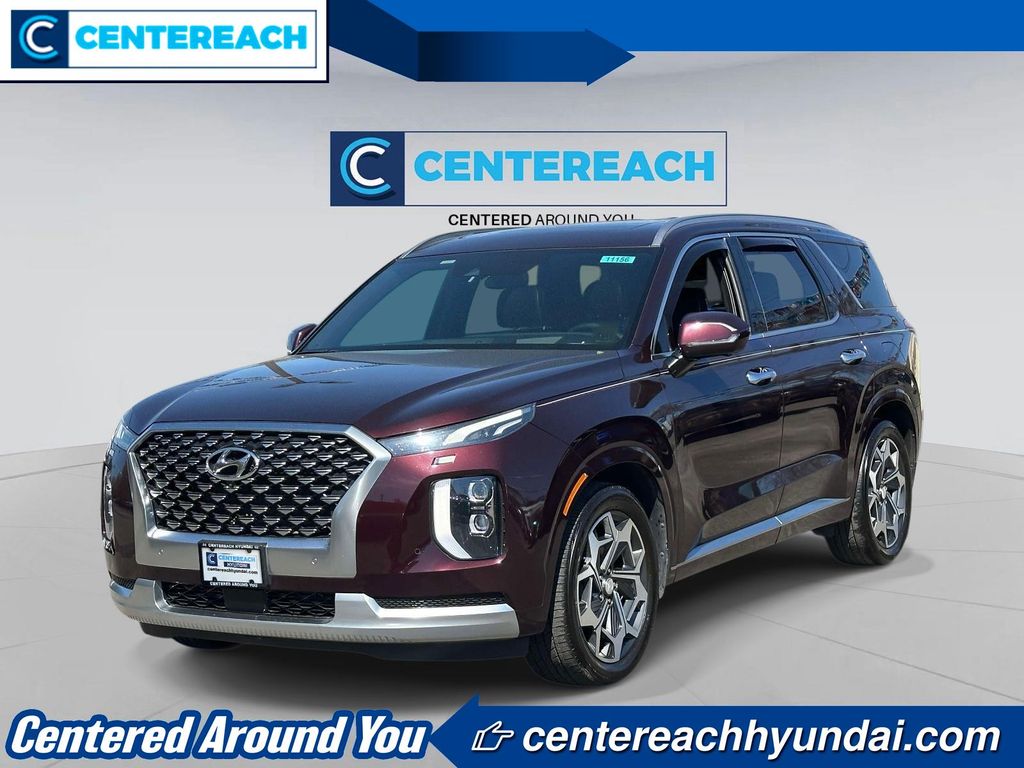 Red (Burgundy) 2021 Hyundai Palisade Calligraphy AWD SUV / Crossover All-Wheel Drive 8-Speed Automatic