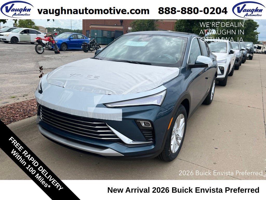 Ocean Blue Metallic 2026 Buick Envista SUV / Crossover Front-Wheel Drive 6-Speed Automatic