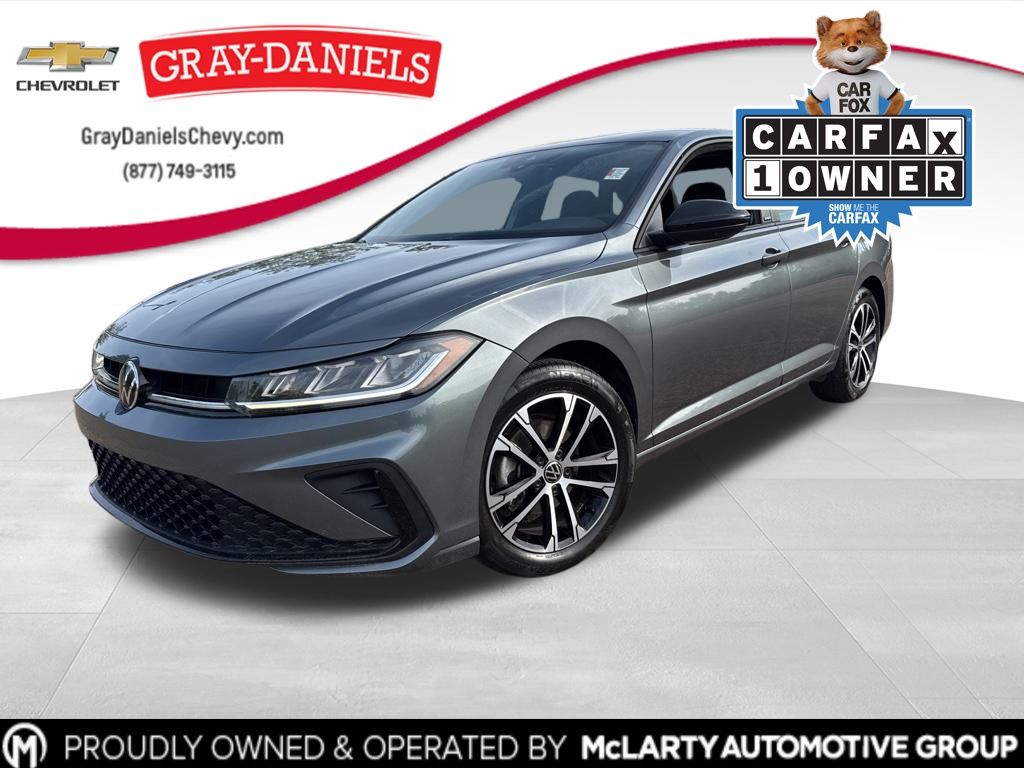 Pyrite Silver Metallic 2025 Volkswagen Jetta Sport FWD Sedan Front-Wheel Drive 8-Speed Automatic