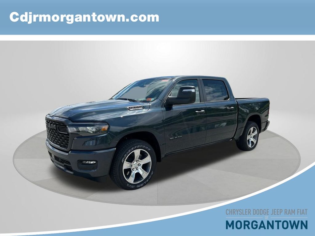 Forged Blue Metallic 2025 RAM 1500 Tradesman Crew Cab 4WD Pickup Truck Four-Wheel Drive 8-Speed Automatic