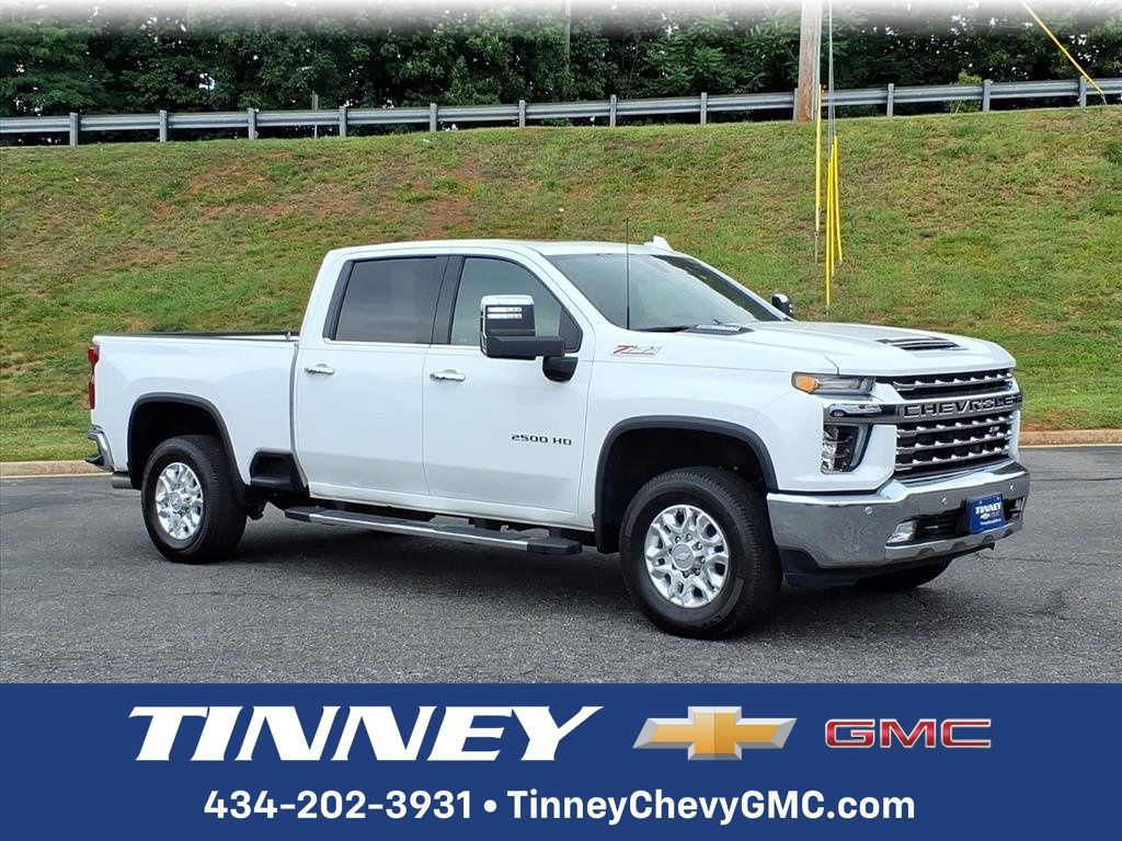 Summit White 2020 Chevrolet Silverado 2500HD LTZ Crew Cab 4WD Pickup Truck Four-Wheel Drive Automatic