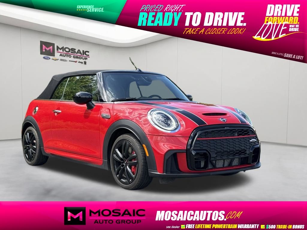 Chili Red 2022 MINI Cooper Convertible Front-Wheel Drive 8-Speed Automatic