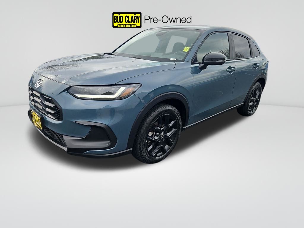 Nordic Forest Pearl 2024 Honda HR-V Sport AWD SUV / Crossover All-Wheel Drive Continuously Variable Transmission