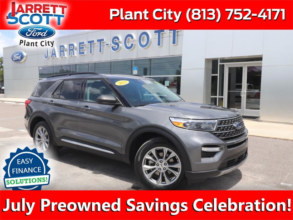 Carbonized Gray Metallic 2023 Ford Explorer SUV / Crossover All-Wheel Drive Automatic