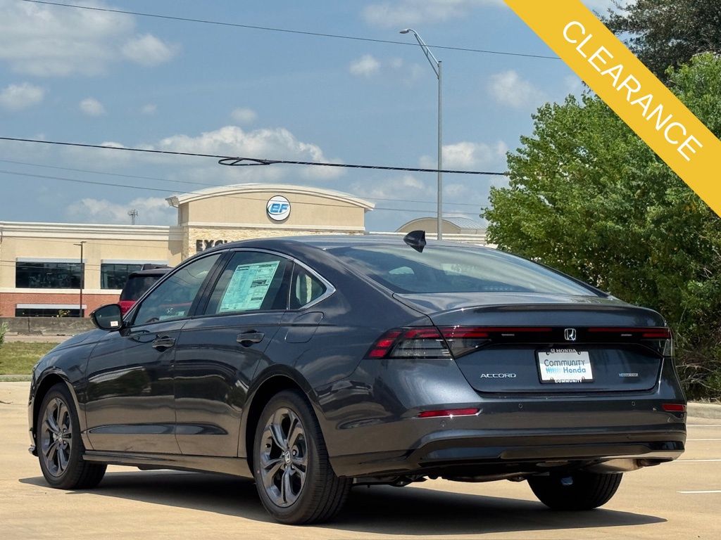 2025 Honda Accord Hybrid EX-L Gray at Classic Honda Galveston