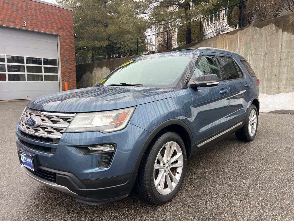 Blue Metallic 2018 Ford Explorer XLT AWD SUV / Crossover All-Wheel Drive 6-Speed Automatic