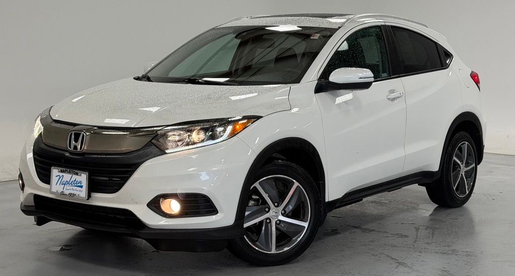 White 2021 Honda HR-V EX-L AWD SUV / Crossover All-Wheel Drive Continuously Variable Transmission