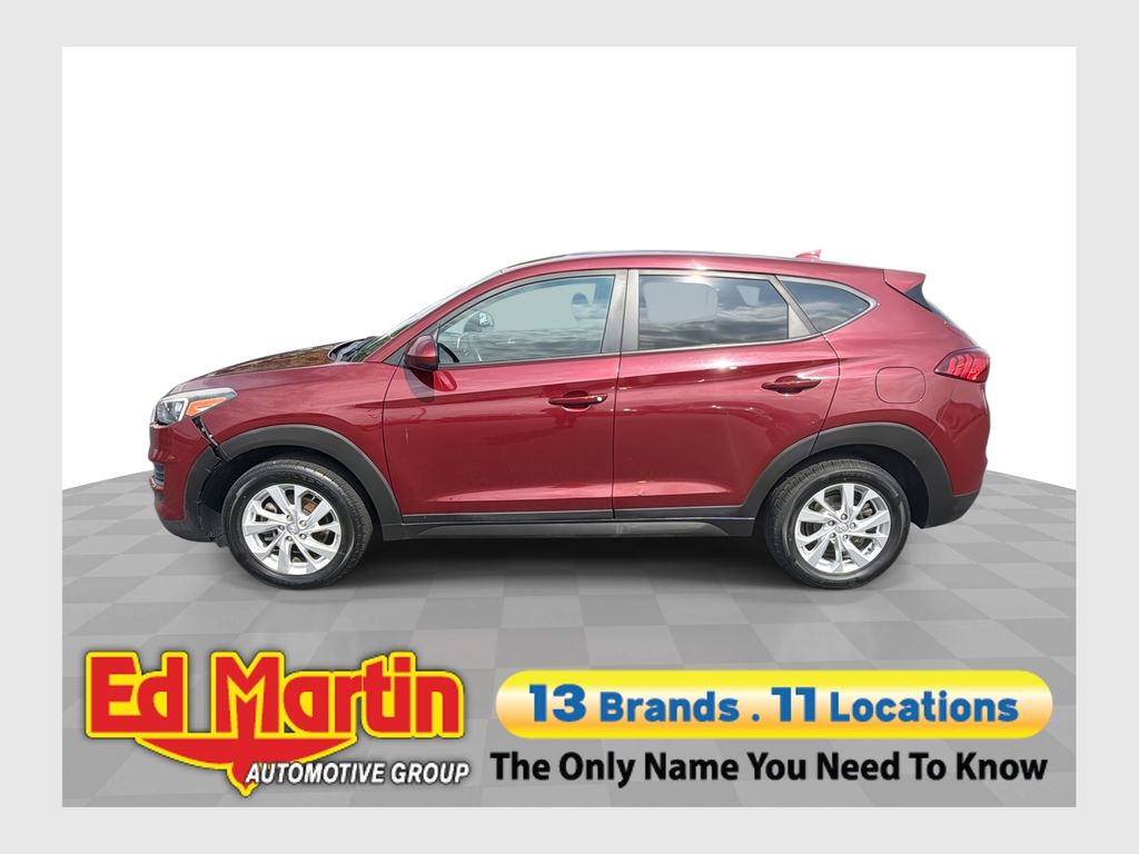 Red 2019 Hyundai Tucson SUV / Crossover Front-Wheel Drive 6-Speed Automatic