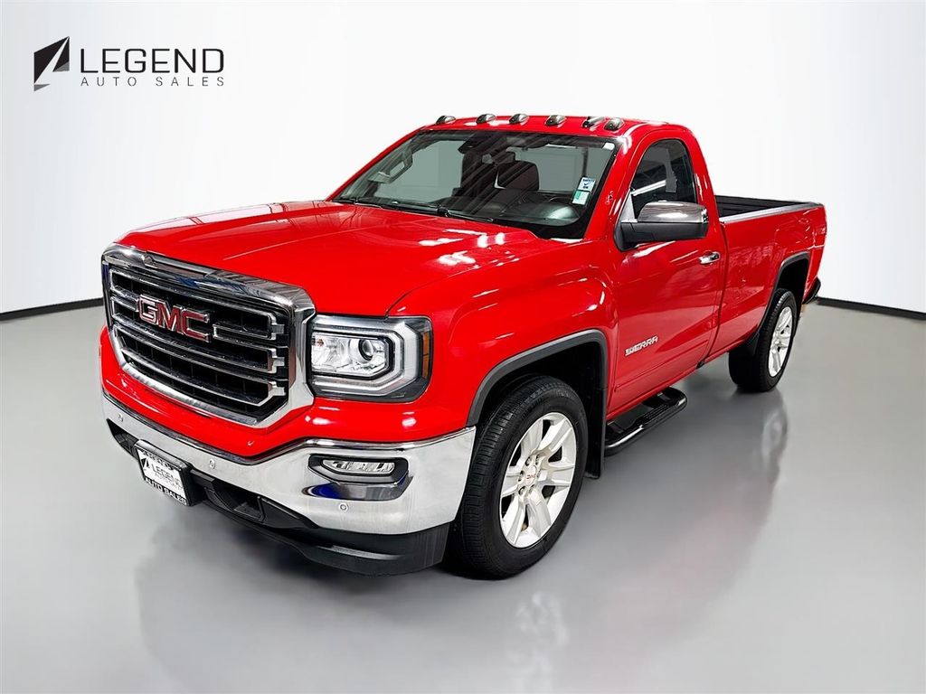 Cardinal Red 2017 GMC Sierra 1500 SLE Pickup Truck 4X2 6-Speed Automatic Overdrive