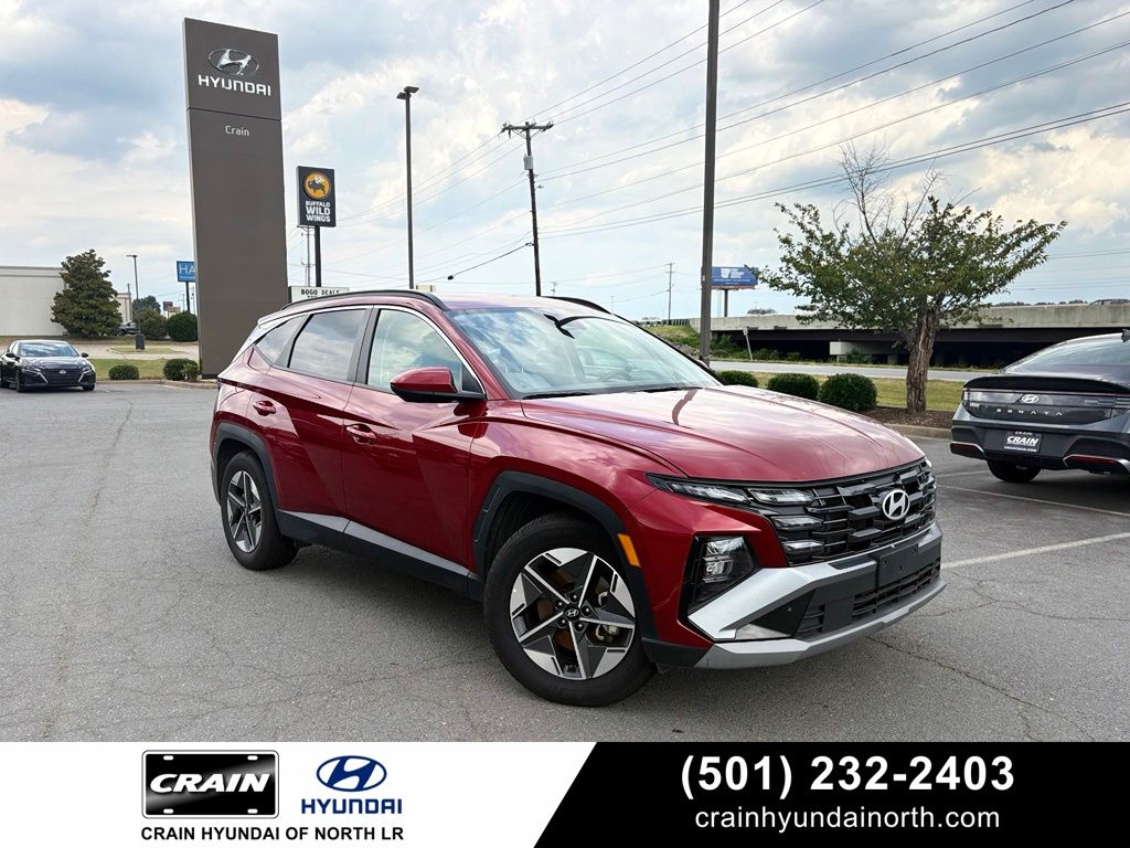 Red 2025 Hyundai Tucson SUV / Crossover Front-Wheel Drive 8-Speed Automatic