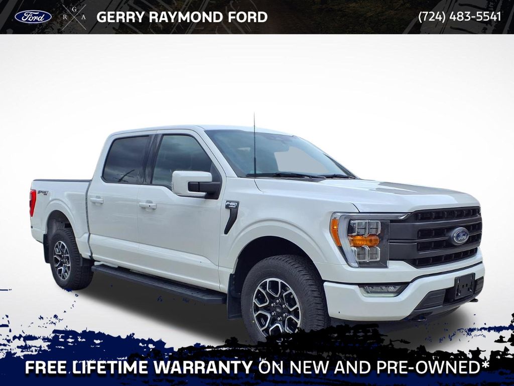 White Metallic 2023 Ford F-150 Pickup Truck Four-Wheel Drive Automatic