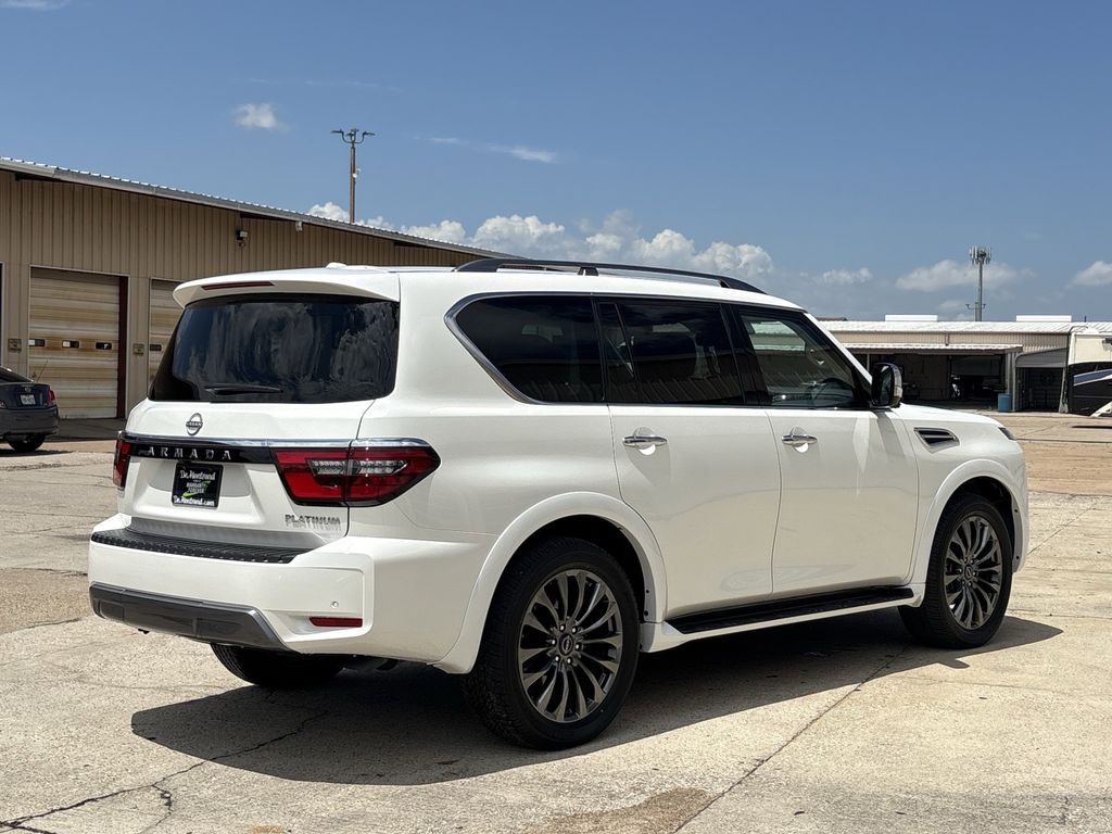 2023 Nissan Armada Platinum White at Central Houston Nissan