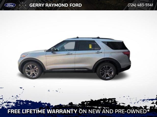 Silver Metallic 2023 Ford Explorer SUV / Crossover All-Wheel Drive Automatic