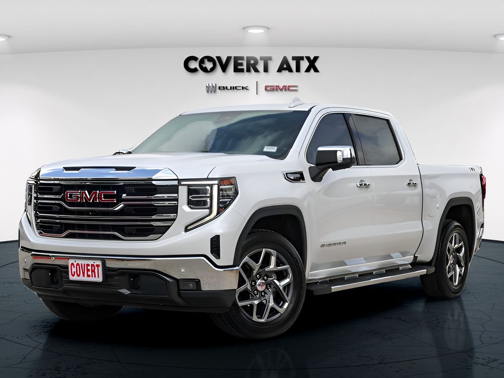 White Frost 2022 GMC Sierra 1500 Pickup Truck Four-Wheel Drive Automatic