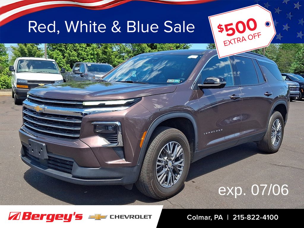 Stardust Metallic 2024 Chevrolet Traverse SUV / Crossover Four-Wheel Drive 8-Speed Automatic