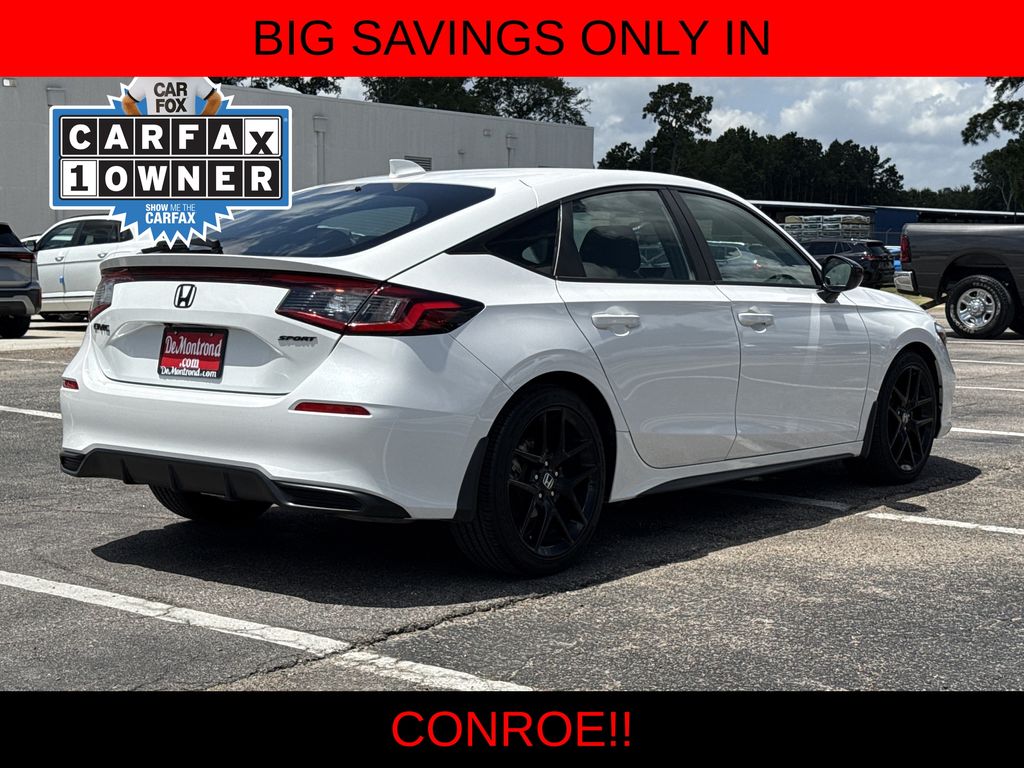 2025 Honda Civic Sport White at Community Toyota