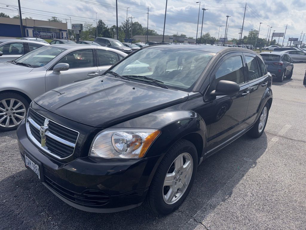 Brilliant Black Crystal PC/Light Graystone PC 2009 Dodge Caliber SXT FWD Hatchback Front-Wheel Drive Continuously Variable Transmission