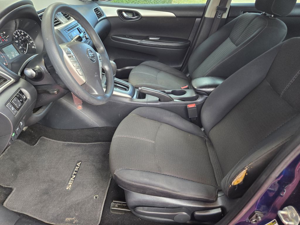 2017 Nissan Sentra S Blue at Durrett Motor Company