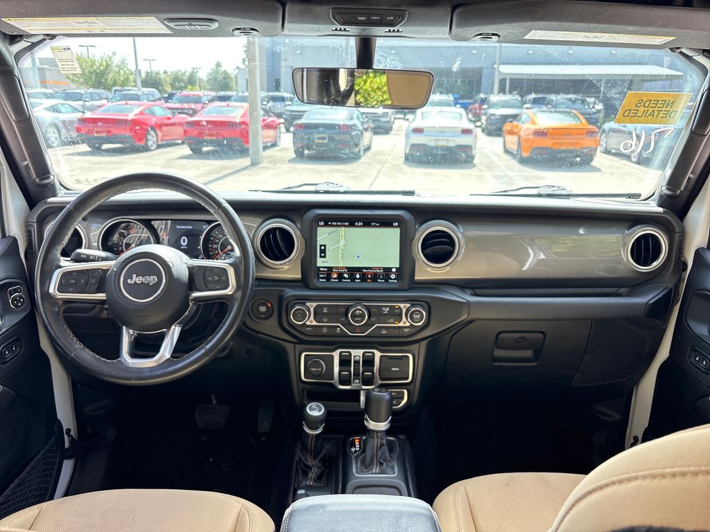 Certified Used 2021 White Jeep Unlimited Sahara image 7