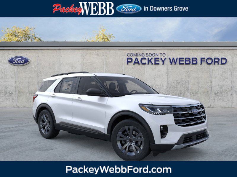 Star White Metallic Tri-Coat 2026 Ford Explorer Active AWD SUV / Crossover All-Wheel Drive Automatic