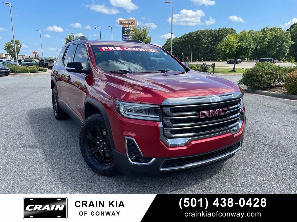 Cayenne Red Tintcoat 2021 GMC Acadia SUV / Crossover Four-Wheel Drive 9-Speed Automatic