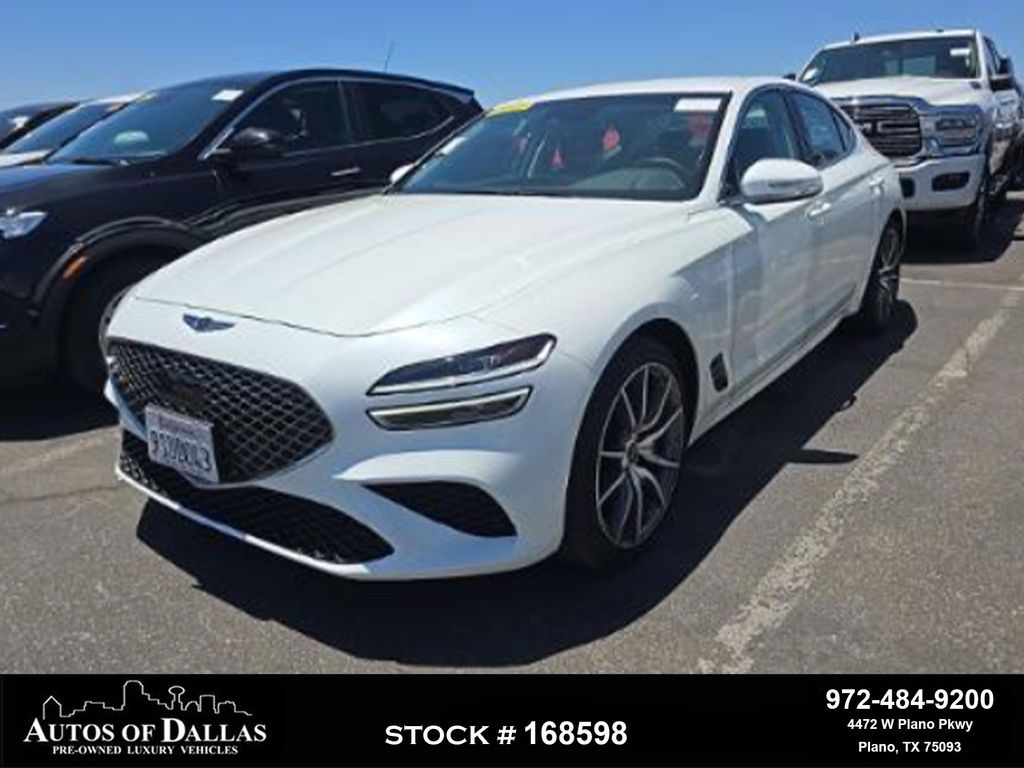 Uyuni White 2026 Genesis G70 Sedan Rear-Wheel Drive 8-Speed Automatic