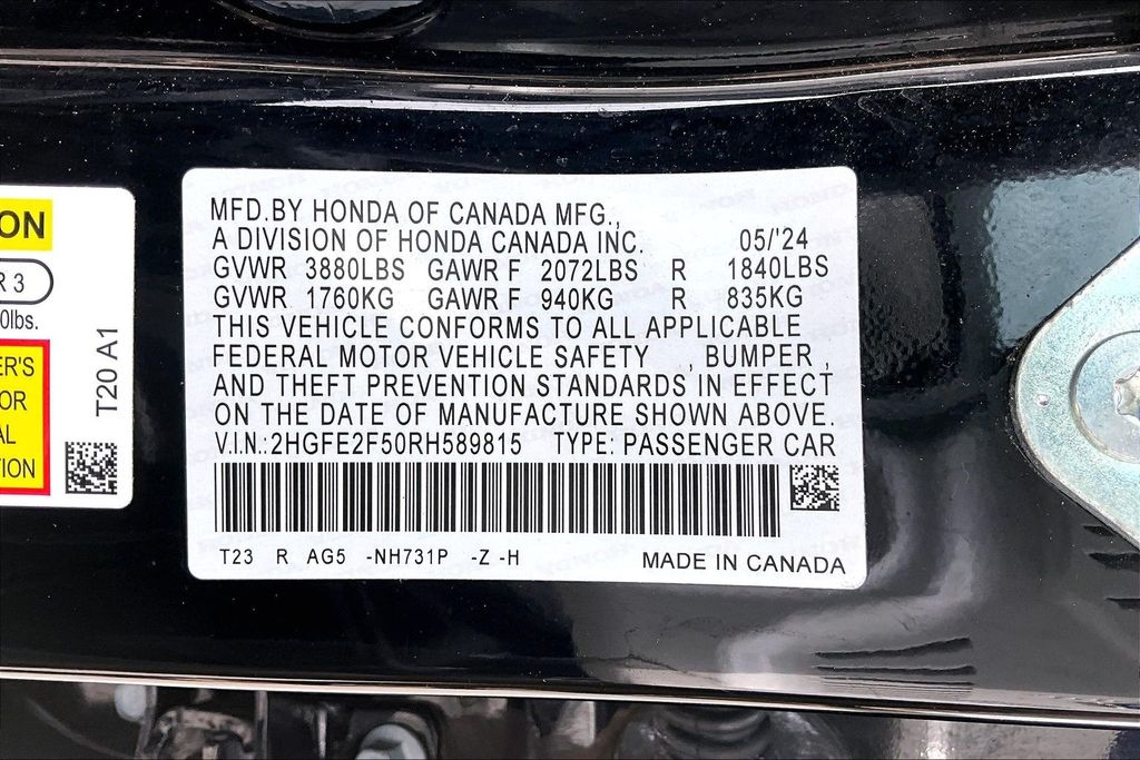 Used 2024 Honda Civic Sedan