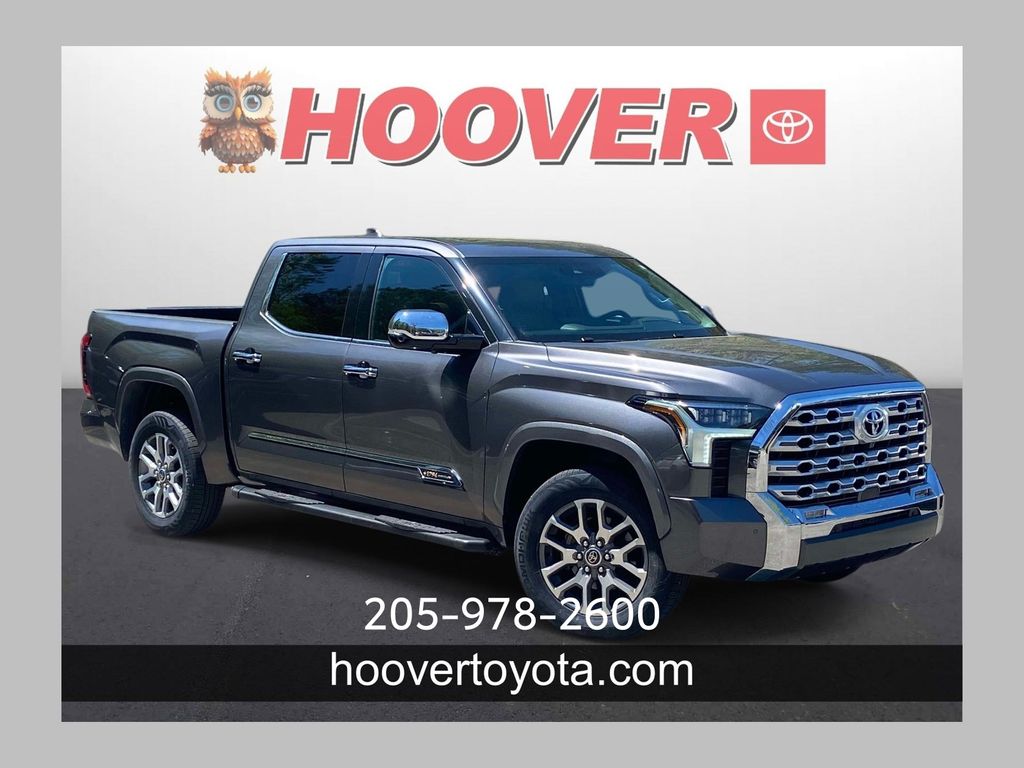 Magnetic Gray Metallic 2023 Toyota Tundra 1794 Edition CrewMax Cab 4WD Pickup Truck Four-Wheel Drive Automatic