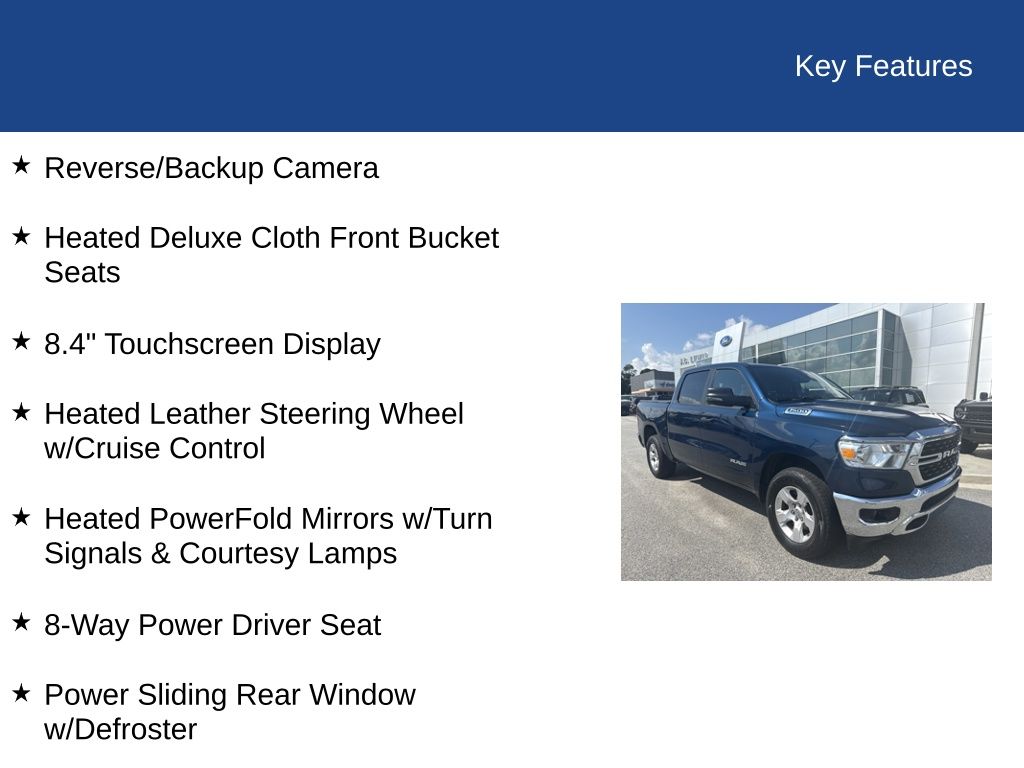 2023 Ram 1500 Big Horn Crew Cab 4x4 5'7" Box