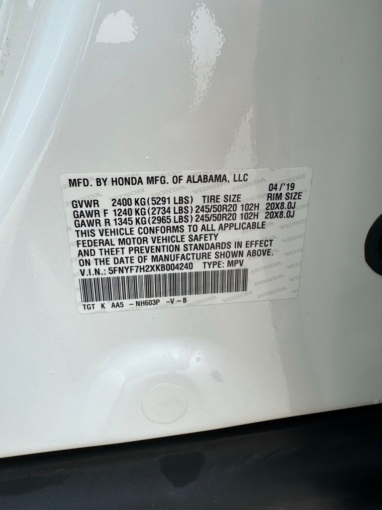 Used Car 2019 Honda Passport  Sport For Sale Under $20,000 In Georgetown, Texas