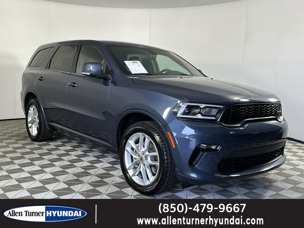 Reactor Blue Pearlcoat 2021 Dodge Durango GT Plus AWD SUV / Crossover All-Wheel Drive 8-Speed Automatic