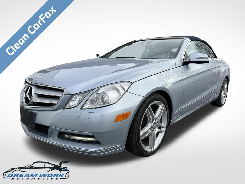 Silver 2013 Mercedes-Benz E-Class E 350 Cabriolet Convertible Rear-Wheel Drive 7-Speed Automatic