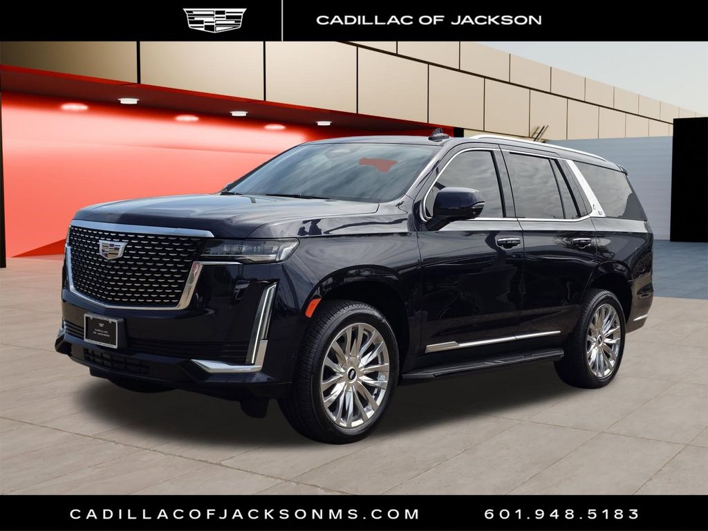 Dark Moon Blue Metallic 2023 Cadillac Escalade Premium Luxury 4WD SUV / Crossover Four-Wheel Drive Automatic