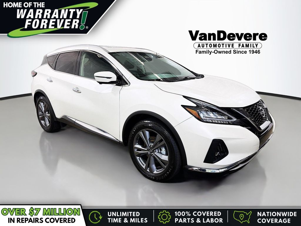Pearl White Tricoat 2023 Nissan Murano SUV / Crossover All-Wheel Drive Continuously Variable Transmission