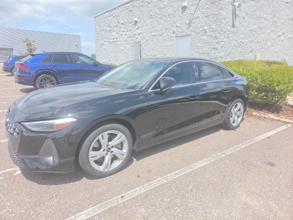 Mythos Black Metallic 2025 Audi A5 Sedan All-Wheel Drive 7-Speed Automatic