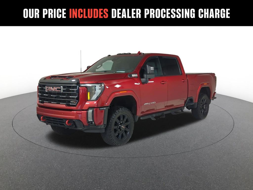 Volcanic Red 2024 GMC Sierra 2500HD Pickup Truck Four-Wheel Drive Automatic