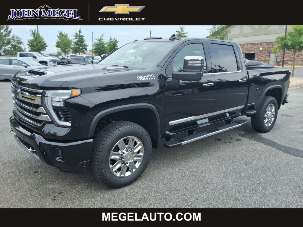 Black 2026 Chevrolet Silverado 2500HD Pickup Truck Four-Wheel Drive Automatic