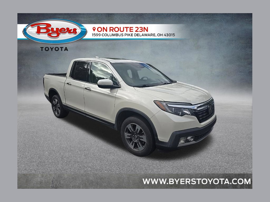 White 2019 Honda Ridgeline Pickup Truck All-Wheel Drive 6-Speed Automatic