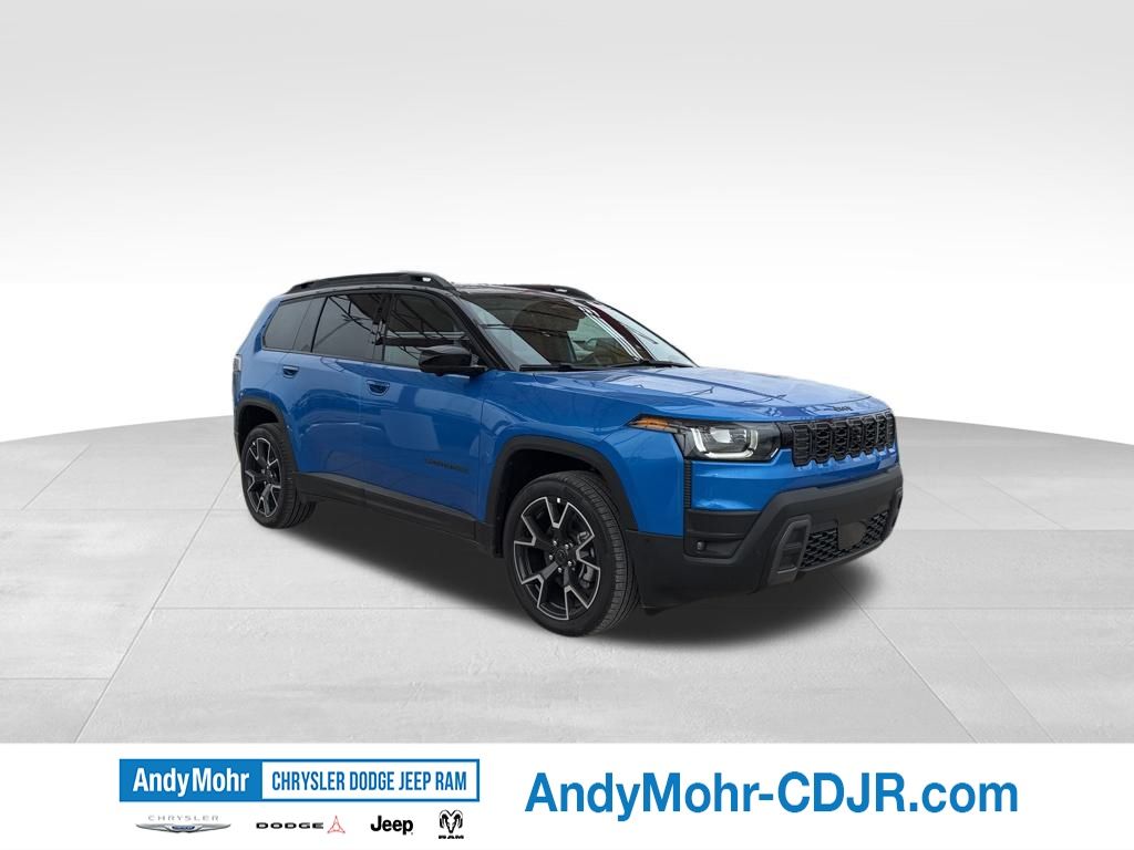 Hydro Blue Pearlcoat 2026 Jeep Cherokee Overland 4WD SUV / Crossover Four-Wheel Drive Continuously Variable Transmission