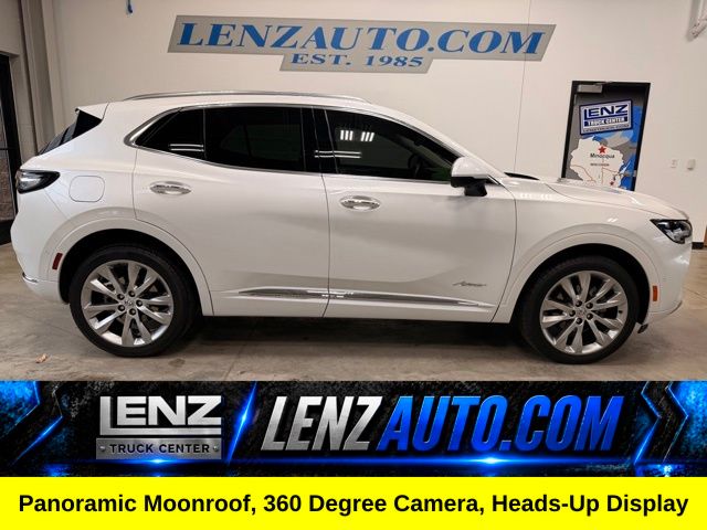 White Frost Tricoat 2023 Buick Envision SUV / Crossover All-Wheel Drive 9-Speed Automatic