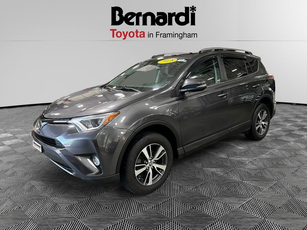 Magnetic Gray Metallic 2018 Toyota RAV4 SUV / Crossover All-Wheel Drive 6-Speed Automatic
