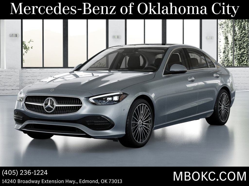 Cirrus Silver Metallic 2026 Mercedes-Benz C-Class Sedan All-Wheel Drive 9-Speed Automatic