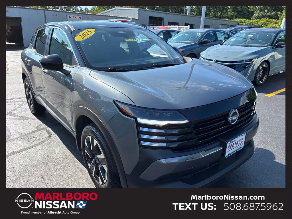 Gun Metallic/Super Black 2025 Nissan Kicks SUV / Crossover All-Wheel Drive Continuously Variable Transmission